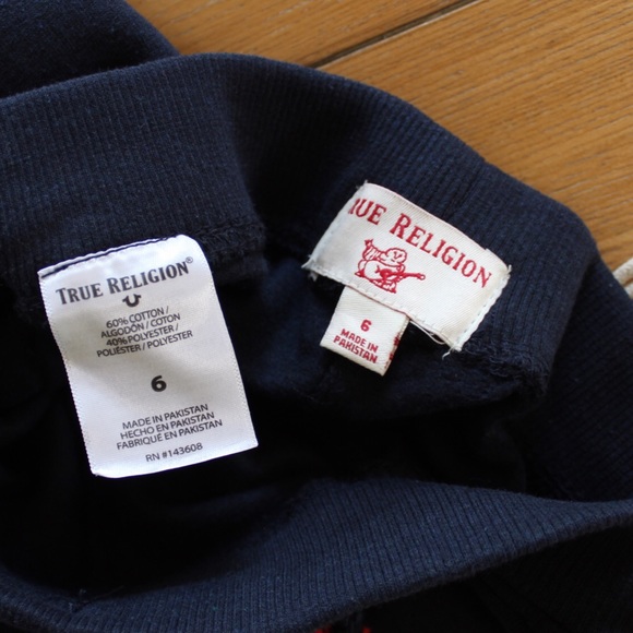 True Religion Boys Rolled Hem Shorts NWT 6 - Picture 5 of 5